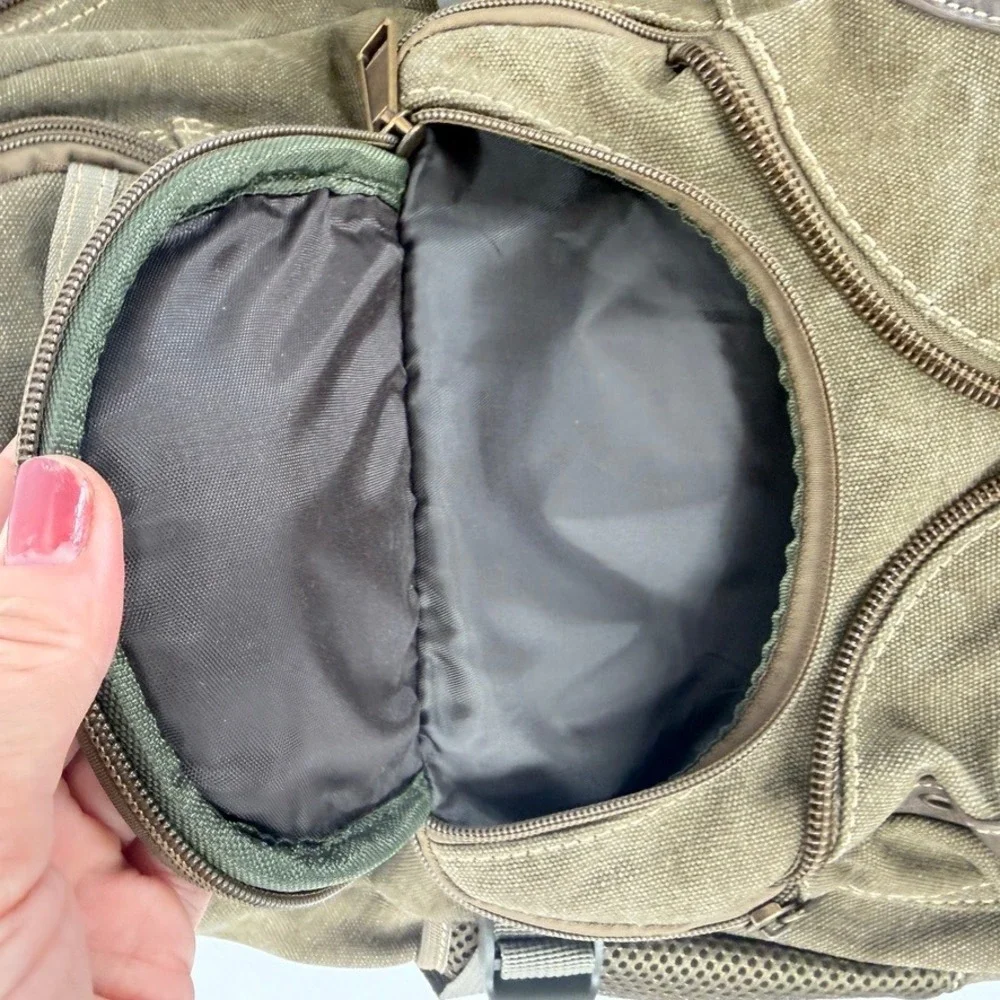 Source Unknown canvas backpack
